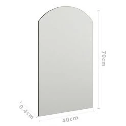 FIMEI Miroir 70x40 Cm Verre -Miroir Soldes Boutique 60678527 5