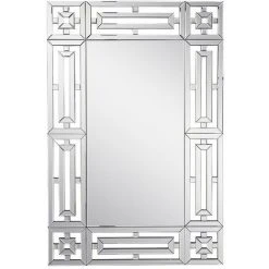 OZAIA Miroir Mural En Inox - L. 120 X H. 80 Cm- LOAYE - Argenté -Miroir Soldes Boutique 60688990 4