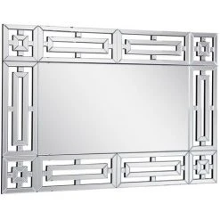 OZAIA Miroir Mural En Inox - L. 120 X H. 80 Cm- LOAYE - Argenté -Miroir Soldes Boutique 60688990 5