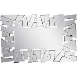 OZAIA Miroir Mural En Inox - L. 120 X H. 76 Cm - UYUNI - Argenté -Miroir Soldes Boutique 60689899 4