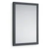 MIRRORS AND MORE Kim - Miroir Avec Cadre - Anthracite - 48x68cm - Anthracite