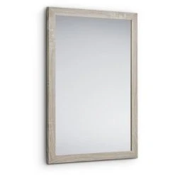MIRRORS AND MORE Kim - Miroir Avec Cadre - Couleur Bois - 48x68cm - Couleur Bois
