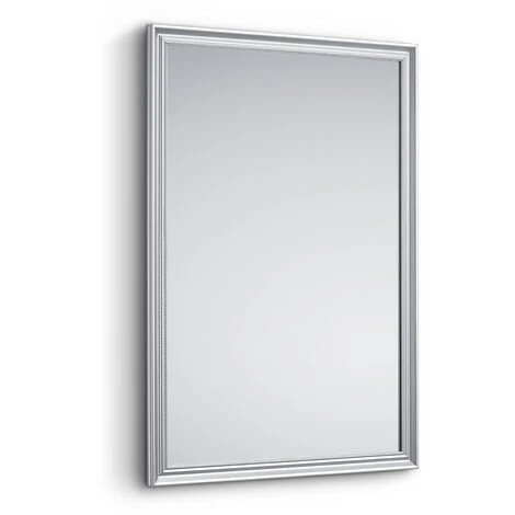 MIRRORS AND MORE Frieda - Miroir Avec Cadre - Argenté - 50x70cm - Argenté 3 MIRRORS AND MORE Frieda - Miroir Avec Cadre - Argenté - 50x70cm - Argenté