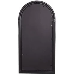 BELIANI Miroir En Métal Noir 97x49 - Noir -Miroir Soldes Boutique 60738093 4