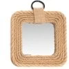 AMADEUS Miroir Carré Cordage 31 X 31 Cm Beige - Beige -Miroir Soldes Boutique 60789882 1
