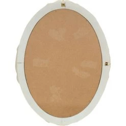 BISCOTTINI MIROIR MURAL EN BOIS FINITION BLANC ANTIQUE FABRIQUÉ EN ITALIE -Miroir Soldes Boutique 60817252 5