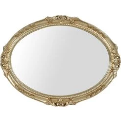 BISCOTTINI MIROIR MURAL EN BOIS FINITION ARGENT ANTIQUE FABRIQUÉ EN ITALIE -Miroir Soldes Boutique 60817258 5