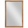 VENTE-UNIQUE.COM Miroir Rectangle Avec Contour En Bois D'acacia - 90 X 60 Cm - SEPANG - Naturel Foncé -Miroir Soldes Boutique 60849063 1