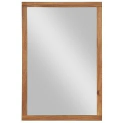 VENTE-UNIQUE.COM Miroir Rectangle Avec Contour En Bois D'acacia - 90 X 60 Cm - SEPANG - Naturel Foncé