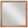 VENTE-UNIQUE.COM Miroir Carré Avec Contour En Bois D'acacia - 60 X 60 Cm - SEPANG - Naturel Foncé -Miroir Soldes Boutique 60849143 1