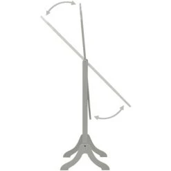 FIMEI Miroir Sur Pied Gris 46x48x164 Cm 10 FIMEI Miroir Sur Pied Gris 46x48x164 Cm -Miroir Soldes Boutique 60969296 4