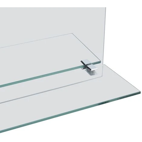 FIMEI Miroir Mural Avec étagère 50x70 Cm Verre Trempé 6 FIMEI Miroir Mural Avec étagère 50x70 Cm Verre Trempé – Image 4