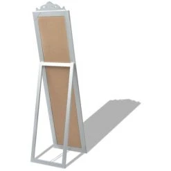 FIMEI Miroir Sur Pied Style Baroque 160 X 40 Cm Argenté -Miroir Soldes Boutique 60972971 5