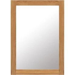 FIMEI Miroir 50 X 70 Cm Bois De Chêne Massif