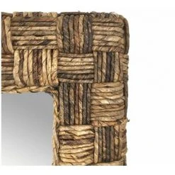 DéCORATION D'AUTREFOIS Miroir Rotin Marron 80x7x100cm - Marron -Miroir Soldes Boutique 61038748 3