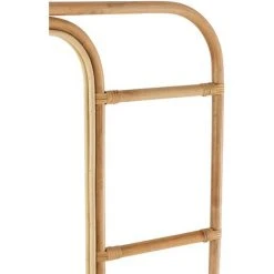 LES TENDANCES Miroir Avec échelle En Rotin Naturel Caella L 180 Cm -Miroir Soldes Boutique 61061563 3