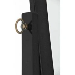 NOVA Miroir Auto-supportant Avec Roues En Bois Réglables Modernes Diverses Couleurs Couleur : Noir -Miroir Soldes Boutique 61090204 5