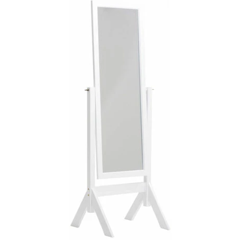 NOVA Miroir Du Sol Auto-supportant Rectangulaire Réglable élégant Couleurs Différentes Couleurs Couleur : Blanc 3 NOVA Miroir Du Sol Auto-supportant Rectangulaire Réglable élégant Couleurs Différentes Couleurs Couleur : Blanc