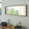 BOIS DESSUS BOIS DESSOUS Miroir Rectangulaire En Acacia Massif - Naturel -Miroir Soldes Boutique 61165621 1