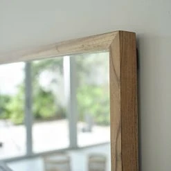 BOIS DESSUS BOIS DESSOUS Miroir Rectangulaire En Acacia Massif - Naturel -Miroir Soldes Boutique 61165621 3