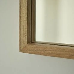 BOIS DESSUS BOIS DESSOUS Miroir Rectangulaire En Acacia Massif - Naturel -Miroir Soldes Boutique 61165621 4