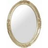 BISCOTTINI MIROIR MURAL EN BOIS FINITION ARGENT ANTIQUE FABRIQUÉ EN ITALIE -Miroir Soldes Boutique 61280145 1