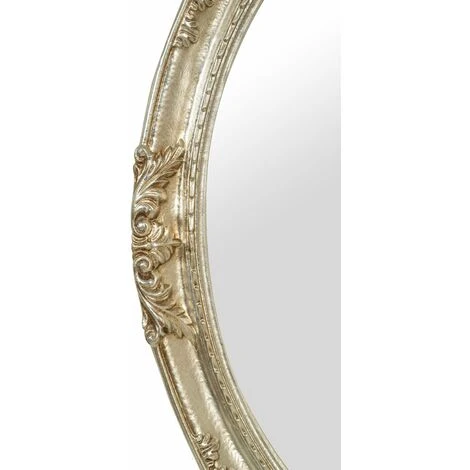 BISCOTTINI MIROIR MURAL EN BOIS FINITION ARGENT ANTIQUE FABRIQUÉ EN ITALIE 6 BISCOTTINI MIROIR MURAL EN BOIS FINITION ARGENT ANTIQUE FABRIQUÉ EN ITALIE – Image 4