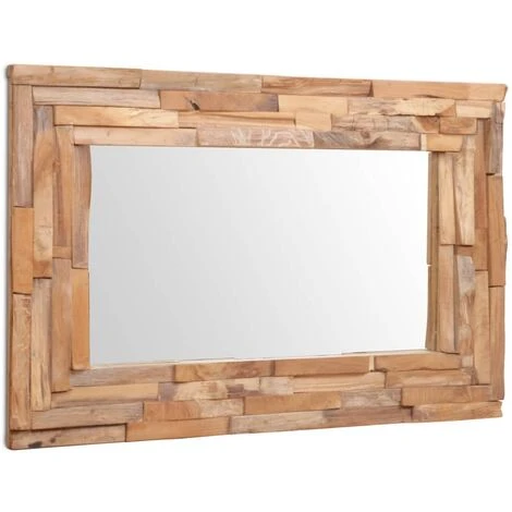 SUPERMARKET Miroir Decoratif Teck 90 X 60 Cm Rectangulaire 7 SUPERMARKET Miroir Decoratif Teck 90 X 60 Cm Rectangulaire – Image 5