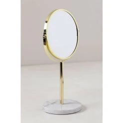 Miroir En Métal Almaden SKLUM Fer - Marbre Doré - Doré -Miroir Soldes Boutique 61333390 2