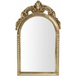BISCOTTINI MIROIR MURAL EN BOIS FINITION ARGENT ANTIQUE FABRIQUÉ EN ITALIE -Miroir Soldes Boutique 61354184 2