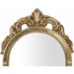 BISCOTTINI MIROIR MURAL EN BOIS FINITION ARGENT ANTIQUE FABRIQUÉ EN ITALIE -Miroir Soldes Boutique 61354184 3