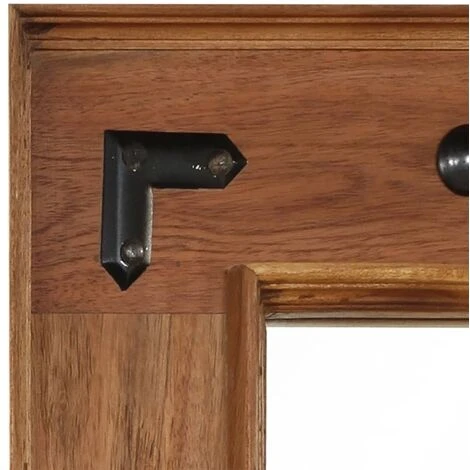 FIMEI Miroir Bois D'acacia Massif 50 X 80 Cm 5 FIMEI Miroir Bois D'acacia Massif 50 X 80 Cm – Image 3