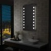 FIMEI Miroir Mural à LED Pour Salle De Bains 60 X 100 Cm -Miroir Soldes Boutique 61380533 1