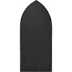 FIMEI Miroir De Jardin Noir 100x45 Cm Fer Pour Utilisation Extérieure -Miroir Soldes Boutique 61381353 4