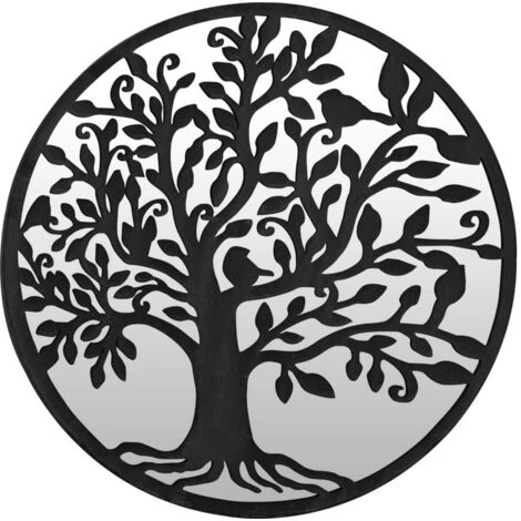 FIMEI Miroir Noir 60x2,5 Cm Fer Pour Utilisation à L'intérieur 4 FIMEI Miroir Noir 60x2,5 Cm Fer Pour Utilisation à L'intérieur – Image 2