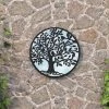 FIMEI Miroir De Jardin Noir 60x2,5 Cm Fer Rond Utilisation Extérieure 2 FIMEI Miroir De Jardin Noir 60x2,5 Cm Fer Rond Utilisation Extérieure -Miroir Soldes Boutique 61381641 1