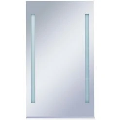 FIMEI Miroir Mural à LED Pour Salle De Bains Avec étagère 60x100 Cm -Miroir Soldes Boutique 61381935 3