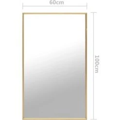 FIMEI Miroir Doré 100x60 Cm 11 FIMEI Miroir Doré 100x60 Cm -Miroir Soldes Boutique 61382631 5
