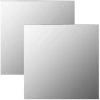 FIMEI Miroirs Muraux 2 Pcs 40x40 Cm Carré Verre -Miroir Soldes Boutique 61382961 1