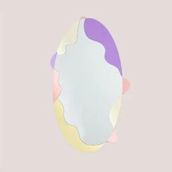 Miroir Mural Tiroyan SKLUM Résine - Multicolore Fresh
