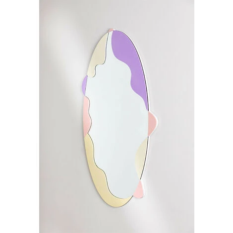 Miroir Mural Tiroyan SKLUM Résine - Multicolore Fresh 6 Miroir Mural Tiroyan SKLUM Résine - Multicolore Fresh – Image 4