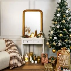 MIROIR DECO MOULURE DOREE -Miroir Soldes Boutique 61461462 3