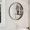 TRUE DEAL Miroir Mural Noir 60 Cm