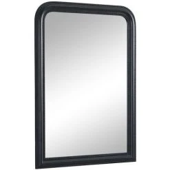OZAIA Miroir Style Vintage En Bois De Paulownia HELOISE - L. 80 X H. 110 Cm - Noir - Noir -Miroir Soldes Boutique 61947729 5