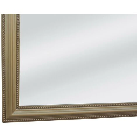 OZAIA Miroir Style Vintage En Bois De Paulownia HELOISE - L. 80 X H. 110 Cm - Doré Effet Laiton - Doré 5 OZAIA Miroir Style Vintage En Bois De Paulownia HELOISE - L. 80 X H. 110 Cm - Doré Effet Laiton - Doré – Image 3