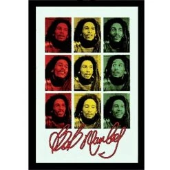Miroir Rectangulaire Sérigraphié Bob Marley