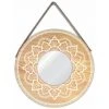 ZEN ET ETHNIQUE Miroir Rond à Suspendre Déco Mandala
