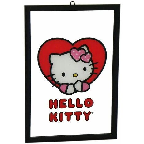 Miroir Rectangulaire Sérigraphié Hello Kitty 3 Miroir Rectangulaire Sérigraphié Hello Kitty