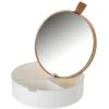 ZEN ET ETHNIQUE Miroir Boite à Bijoux En Bambou -Miroir Soldes Boutique 62065036 1