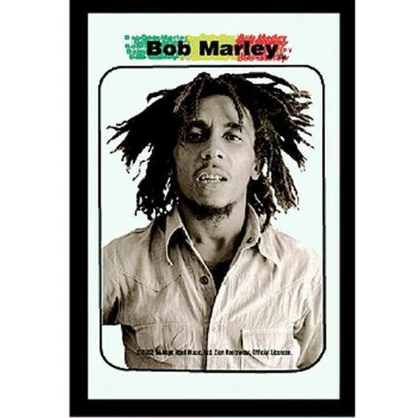 Miroir Rectangulaire Sérigraphié Bob Marley 3 Miroir Rectangulaire Sérigraphié Bob Marley